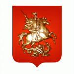Герб Москвы; Щит МДФ; Покрытие краска; Без рамы